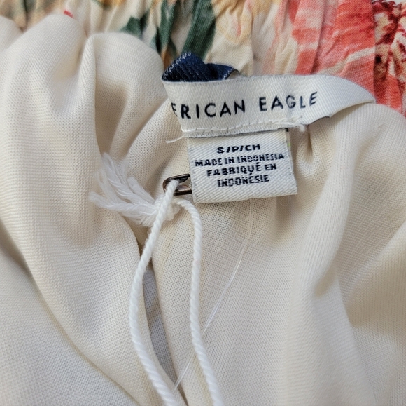 American Eagle Floral Maxi Skirt with Ruffle Hem & Matching Top - Picture 4 of 10